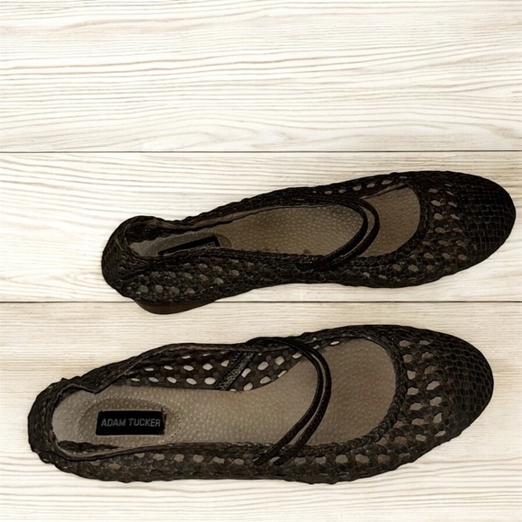 Adam Tucker Women's Brown Mesh Loafers - Picture 1 of 9